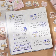 40pcs / Lot Stiker Kertas Gambar Kucing Lucu Untuk Kalender / Diary /