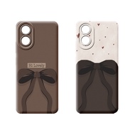 HP [48]Silicone OPPO A18 A38 A17 A17K A58 4G/A58 5G A78 4G/A78 5G A79 5G A98 A16K A16E cute ribbon m