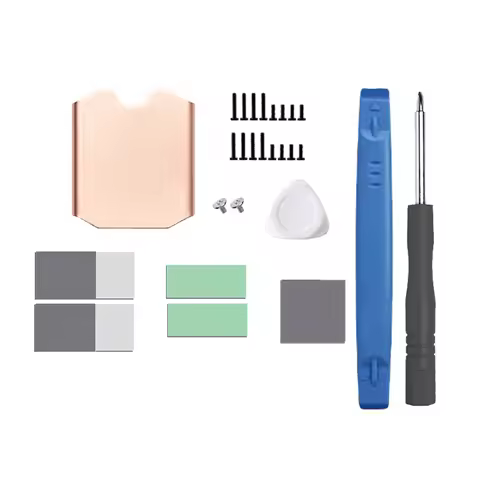 Upgraded M.2 2230 SSD Heatsink For Steam Deck Game Console SSD Copper Heatsink Antioxidant Copper He