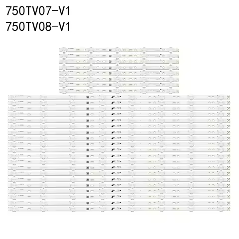 New 28pcs/Kit LED Strips For 75 TV KDL 75W850C KDL 75W855C S750HF59 750TV07 V1 750TV08 V1 CX 75S01E0