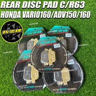 REAR DISC PAD BRAKE PAD KZR C/R63 HONDA VARIO160/ADV150/160 RACING