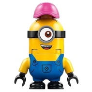 Original Lego Minions Despicable Me 4 - Minion Mel (Dark Pink Cap) 75581 Minifigure new