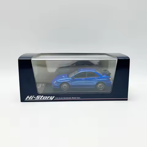 Hi-Story 1/43 Subaru IMPREZA WRX STI 2001 Resin Car Model Blue