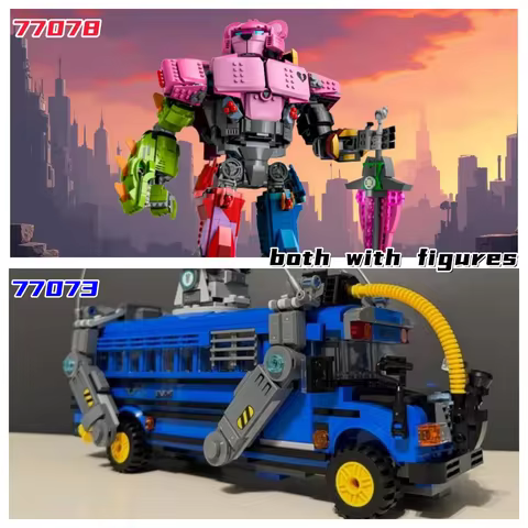 Game Model Battle Bus Mecha Team Leader Captain Robot Kit Gaming Home Decoration Christma Gifts a