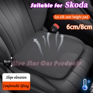 Skoda Ice Silk Breathable Seat Cushion Height Boosting cushion Kodiaq Octavia Enyaq Kamiq Elroq Supe