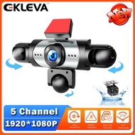 EKLEVA 5 Lens Dash Cam 360° Car Video Recorder Night Vision 24H Parking Monitor G-Sensor Loop Record