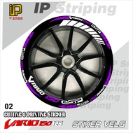 VARIO 150-125 sticker velg VARIO 150-125 motor HONDA motor sticker velg variasi Racing IP.02(cod) stiker velg motor