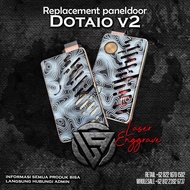 [PO] Replacement Panel Door DotAio Black Topography