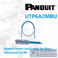 Panduit UTP6A2MBU Patch Cord Cat6A Blue PatchCord Cat 6A 2meter ORIGINAL