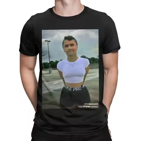 Men Women's Charlie Kirk As Sophie Rain T Shirts Pure Cotton Clothing Funny Short Sleeve T-Shirts Gr