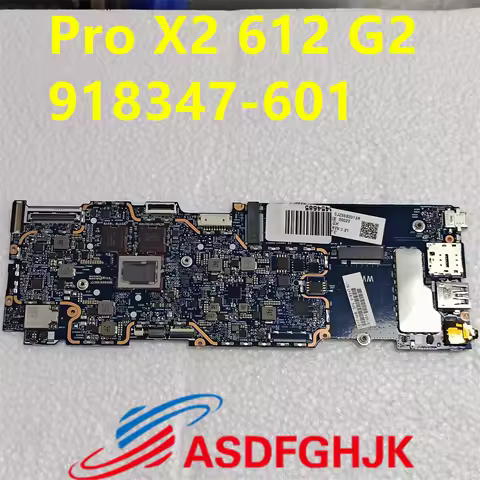 Original 918347-601 for HP Pro X2 612 G2 laptop motherboard SR345 i5-7Y54 CPU 8G STREEP-6050A2851001