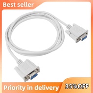 1PC 5ft F / F Serial RS232 Null Modem Cable Female to Female DB9 FTA  Connection 9 Pin Data COM Cabl