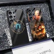 Lord of the Rings 08 Glass Phone Case Glass for Samsung Galaxy S22 S23 S24 S25 Ultra Plus S24FE S25F