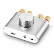 Nobsound Mini Bluetooth 5.0 Power Amplifier, Stereo Hi-Fi Digital Amp 2.0 Channel 50W×2 with AUX/USB