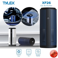 Tylex XF26 Portable Mini Car Air Purifier Effective Air HEPA Filter From BacteriaDustPollenSmoke