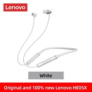 Lenovo ThinkPlus Store หูฟังบลูทูธ หูฟังคล้องคอ Lenovo HE05X IPX5กันน้ำ หูกีฬา หูฟังพร้อมไมโครโฟน สำ