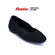 Bata บาจา รองเท้าบัลเล่ต์แฟลต แฟลตคัทชูหุ้มส้น รองเท้าส้นแบน สำหรับผู้หญิง รุ่น Fray สีดำ 5516532