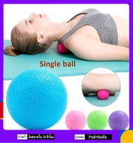 พังผืดบอลถั่วลิสงนวดบอลความหนาแน่นสูงน้ำหนักเบาบรรเทาอาการปวดนวดบอล fascia ball peanut massage ball pink