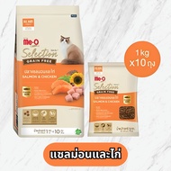 Me-O Gold Selection Grain Free 10 Kg.อาหารเม็ดสำหรับแมว