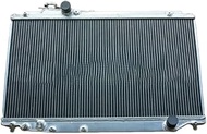 YYDSKKUDS Aluminum Radiator, Compatible For Toyota Supra MKIV MK4 JZA80 JZA Twin Turbo Hatchback 3.0