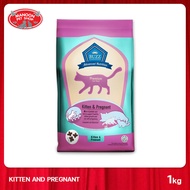 [MANOON] BUZZ Advanced Nutrition Premium Adult Cat Food Kitten&amp;Pregnant บัซซ์ อาหารเม็ด สำหรับลูกแมวและแม่แมวตั้งท้อง ขนาด 1 กิโลกรัม