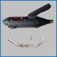 ۩ ▩ ♗ -Muffler Pipe For Mio Sporty Pipe Muffler 1 Set Mio i 125 /Soul i125 Motorcycle Accessories