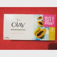 OLAY SKIN WHITENING BAR SOAP WITH PAPAYA  95gx3