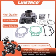 05-11 92MM 500cc Cylinder Piston Body Top End Rebuild Kit For Foreman 500 TRX500FE TRX500FM Fourtrax