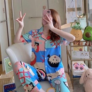 ┅（In stock） fast shipping #CAND Korean Cute Cotton Printed Pajama Set Sleepwear Terno For Women(COD)