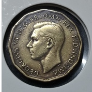 UK King George VI 3 Pence 1944