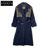 3.1 Phillip Lim P232-80001CLO 海軍藍 x 卡其色拼接風衣 XS [二手]