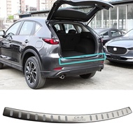 Car Accessories For Mazda CX-5 CX5 2017-2023 2024 2025 ABS Car Rear Bumper Guard Protector Sticker