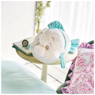 日本 Disney Store 直送 Good Night's Sleep系列 The Little Mermaid 小魚仙 / 小美人魚 Flounder 小胖涼感攬枕公仔