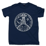 Alien Abduction Theme T-Shirt Zone 51 Rossville Stars Ancient Planet Mars Spaceship