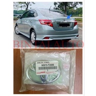 *ORIGINAL TOYOTA NCP150 VIOS 2013-2019 REAR BONNET BOOT EMBLEM/ MARK/ BELAKANG BONET LOGO