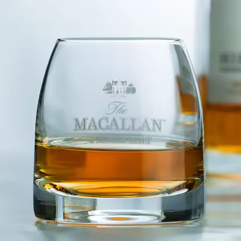 Chamvin Private Collection Macallan Glass Whiskey Glass Single Malt Crystal Wine Tumbler Vodka Cogna