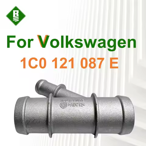 Aluminium Radiator Coolant Hose Connector Flange Water Outlet For VW Jetta MK6 1.6L 2011-2014 Polo F