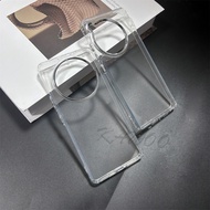 Oneplus Nord CE3 Lite CE4 13R 11R 12R 2T 12 Metal Button Transparent Soft TPU Phone Case Cover