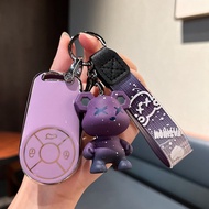 Suitable for ORA GOOD CAT key case silicone keychain good cat goodcat accessories key case Ora  good