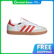 adidas | รองเทาอาดดาส ซมบา ออรจนล สำหรบผหญง - สขาว/แดง/ขาว ของแทจากรานคา 242016