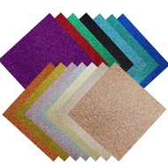 10 Sheets/Pack Glitter Cardstock Paper 250Gsm 305*305 Flashcard Shiny Glitter paper For Diy Paper Ha