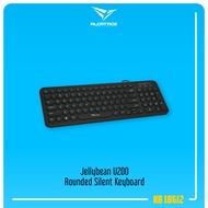 Alcatroz Jellybean U200 Rounded Silent Keycaps Wired Keyboard