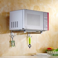 🚓Kitchen Microwave Oven Bracket Microwave Oven Storage Rack Wall-Mounted Microwave Oven Rack304Stainless Steel Thickenin