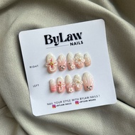[ BYLAW.NAILS ] PREMIUM FAKE NAILS | PRESS ON NAILS | False Nails | 3D Wateryy Fake Nails