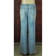 French agnes b Washed Old Style Wide Jeans Original Import