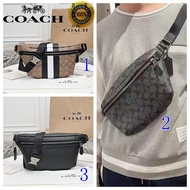 Coach new waist bag men fashion zipper chest bag large capacity in stock 3228 1411 1413