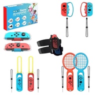 YaPanda【10 in 1 Set】Nintendo Switch Sports Accessories Bundle