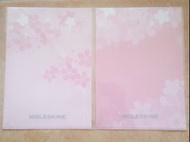 Moleskine Floral Plastic Folders *Limited Edition* *2 Folders* * NEW*