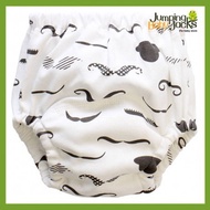 Earth Bebe Training Pants - Mustache