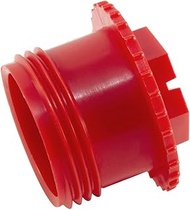 Caplugs 99191230 Plastic Threaded Plug. RP-8-13, PP, to Plug Thread Size 1/2-13", Red (Pack of 1000)